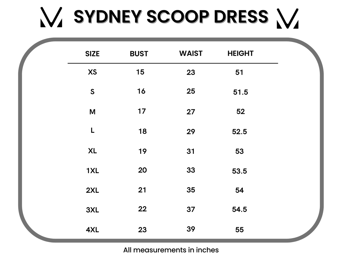 IN STOCK Sydney Scoop Dress - Aqua Floral