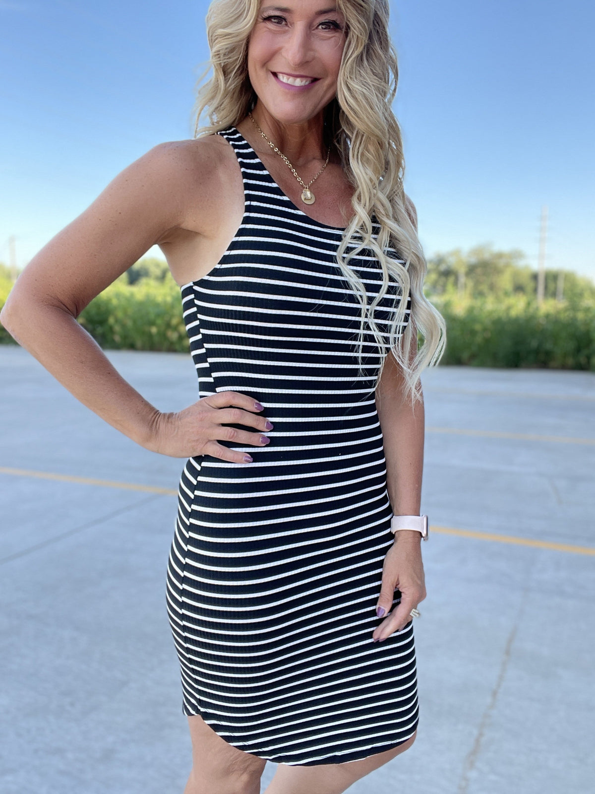 It's A Fine Line Dress *Final Sale*