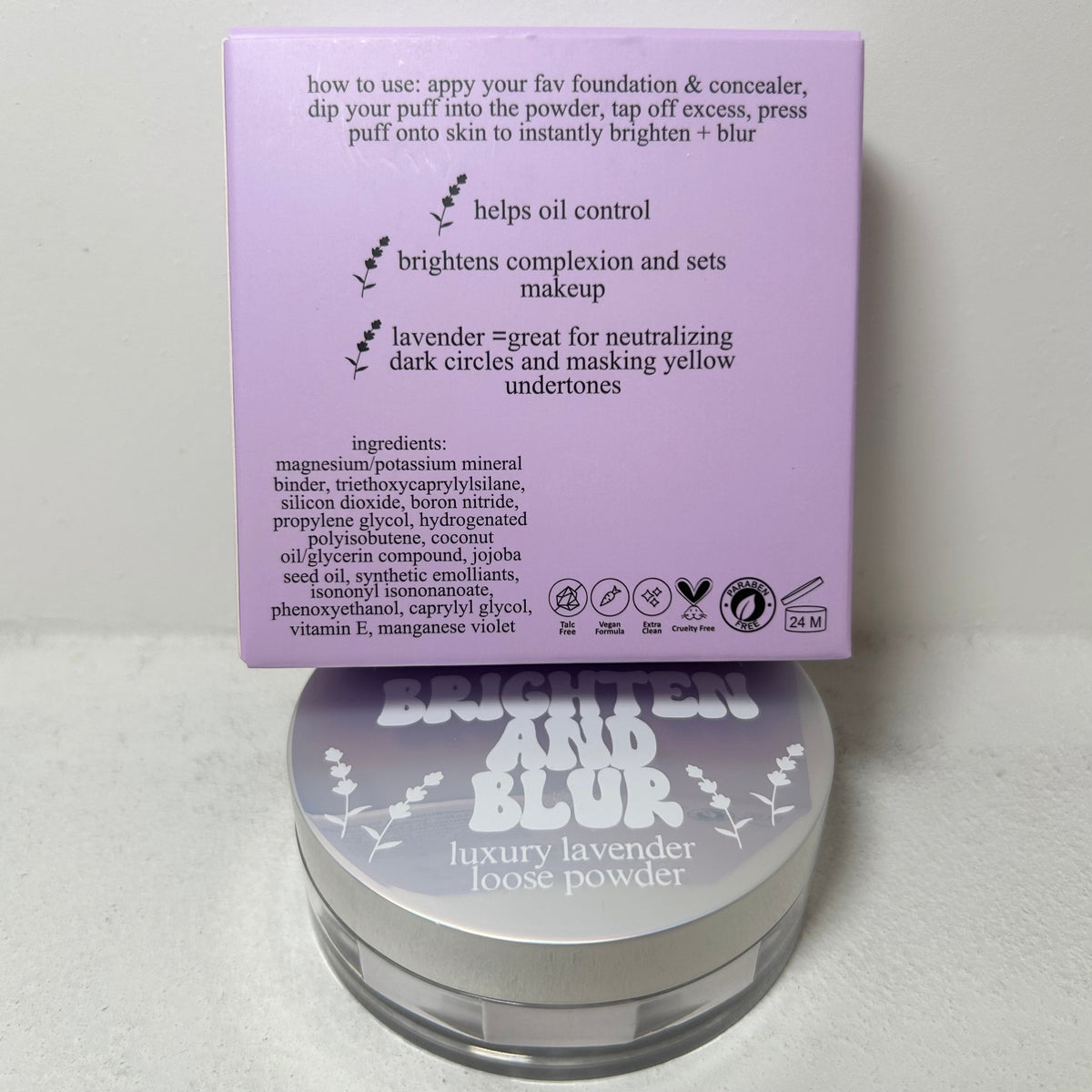 Pre-Order Brighten & Blur Lavender Setting Powder *Final Sale*