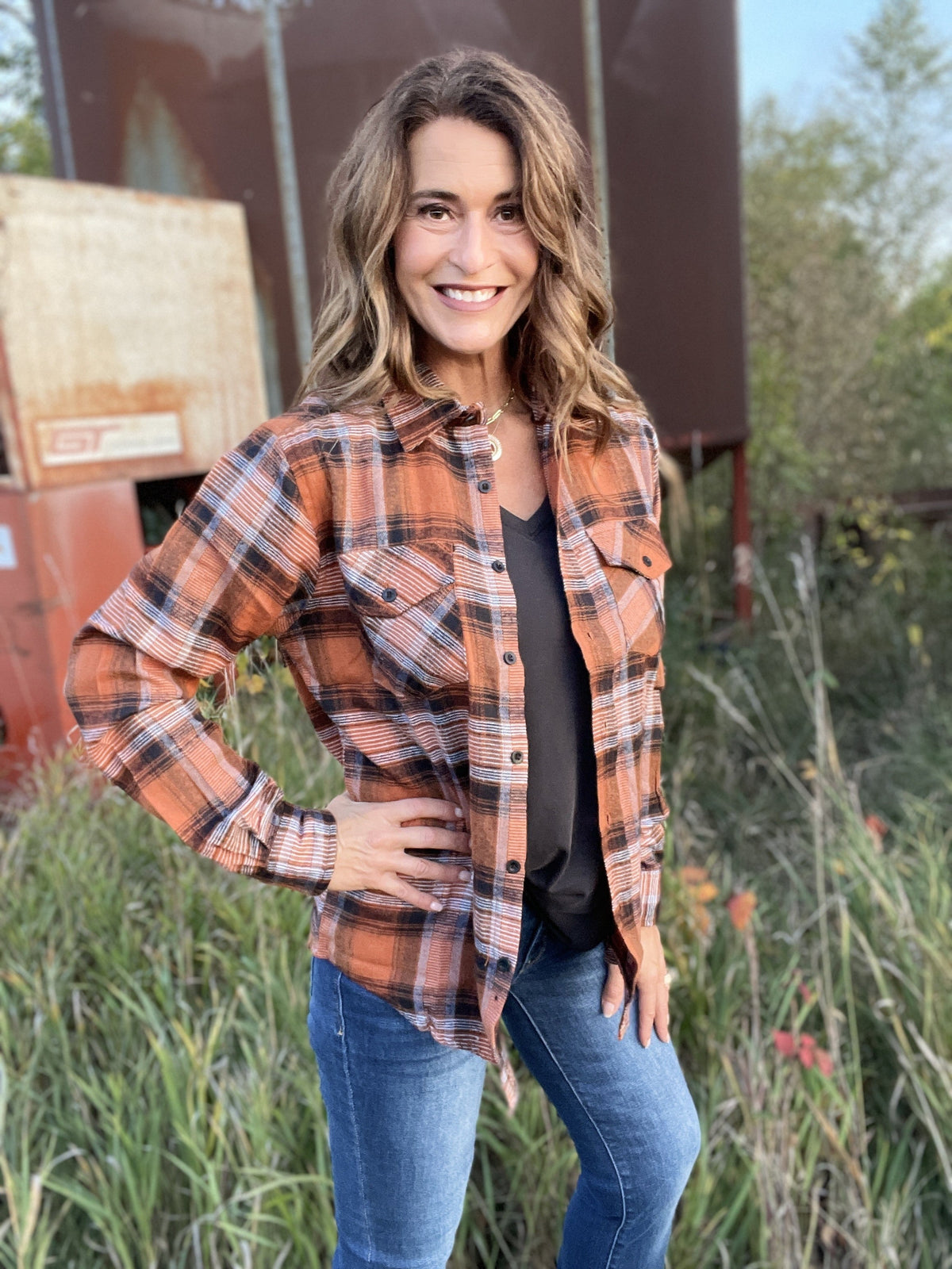 Fall Harvest Flannel Shirt