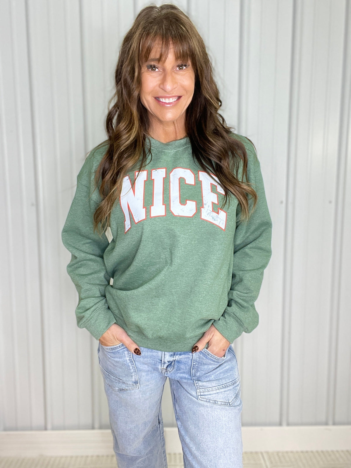 Naughty Nice Reversible Sweatshirt