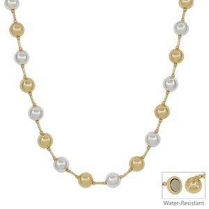 Multi Ball Beaded Chain Necklace In 2 Colors *Final Sale*