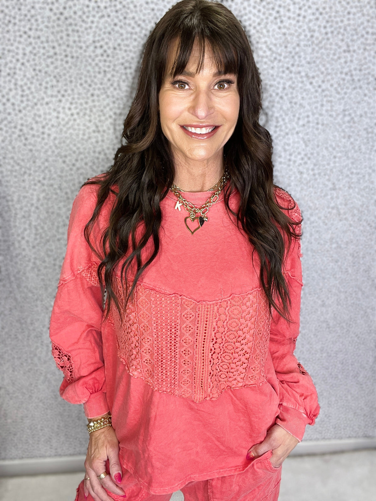 What You're Looking For Mineral Washed Long Sleeve Top In 5 Colors