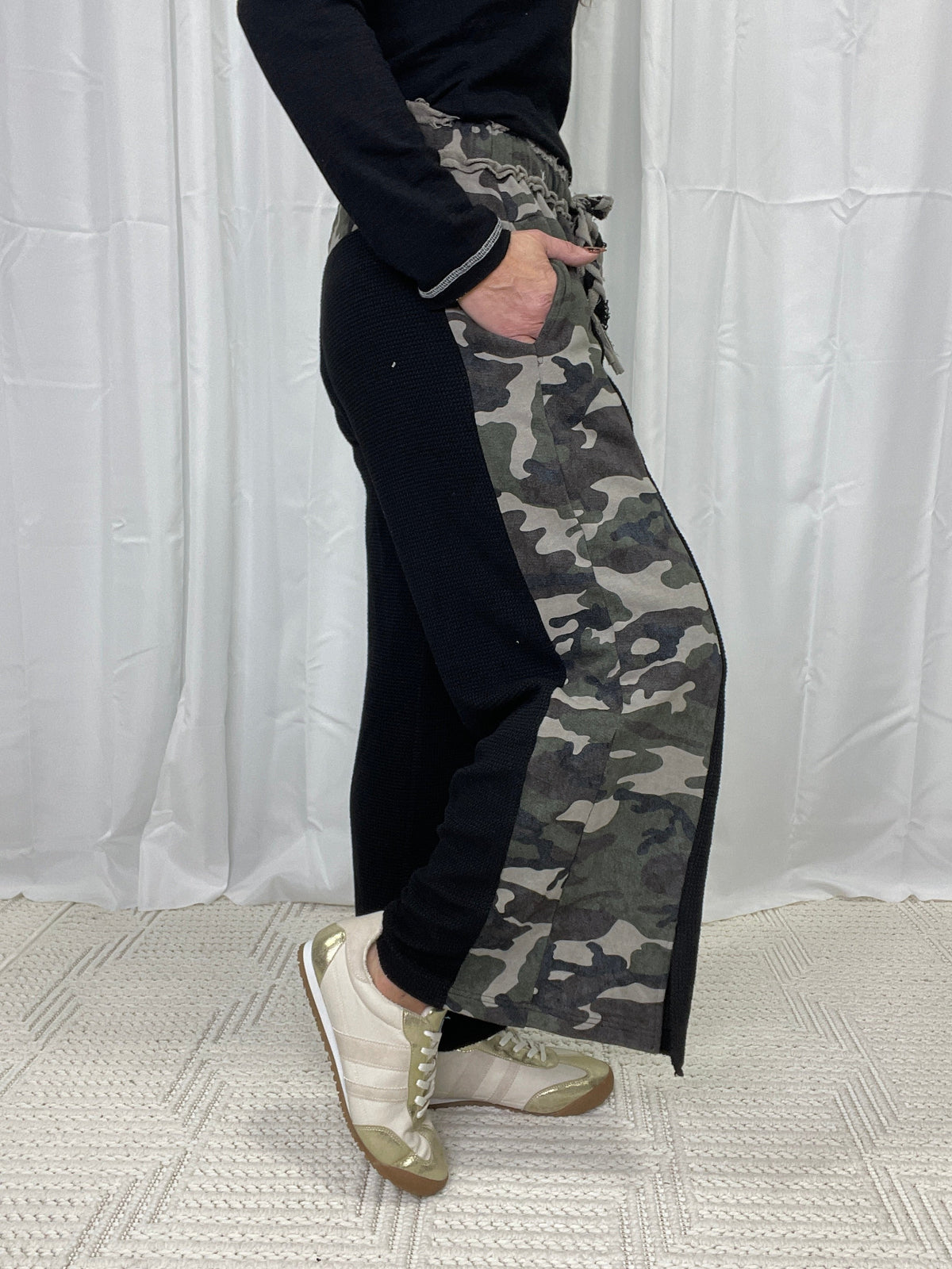 POL Rebel Knit Cargo Pants In 2 Colors