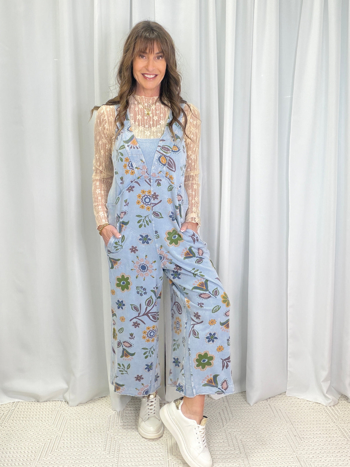 Tell Me Something Good Floral Print Jumpsuit In 3 Colors