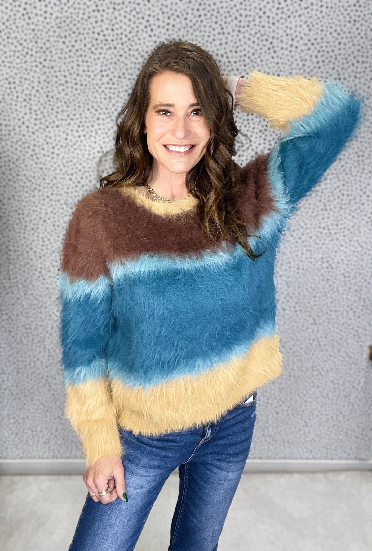 Drifting Away Colorblocked Sweater *Final Sale*