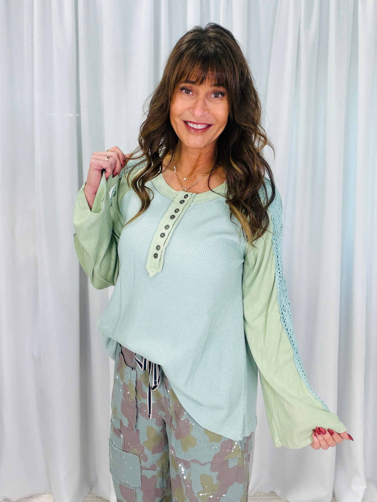 POL Up To Me Raglan Fit Long Sleeve Top In 4 Colors