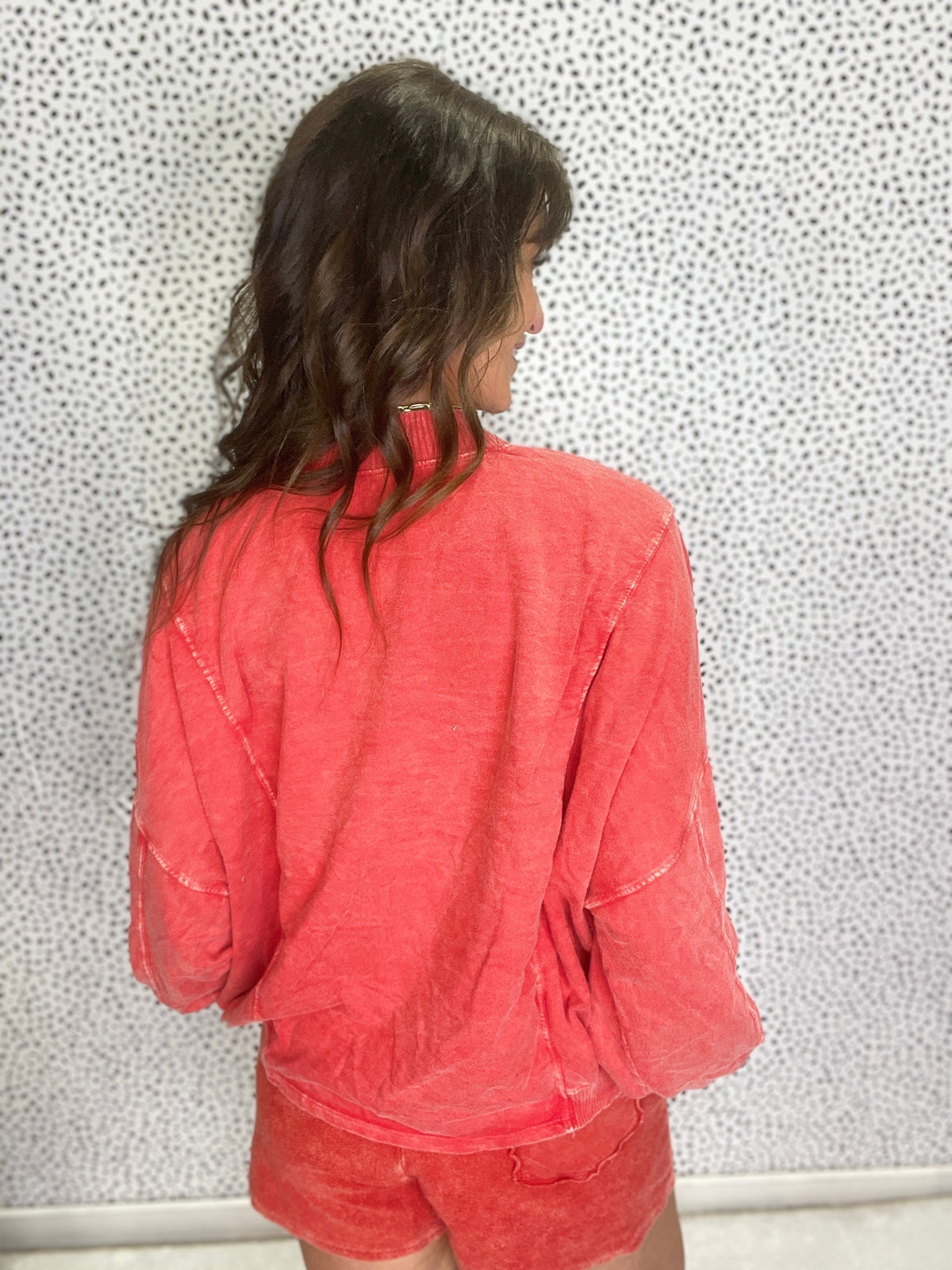 Follow Along Reversible Top In Red *Final Sale*