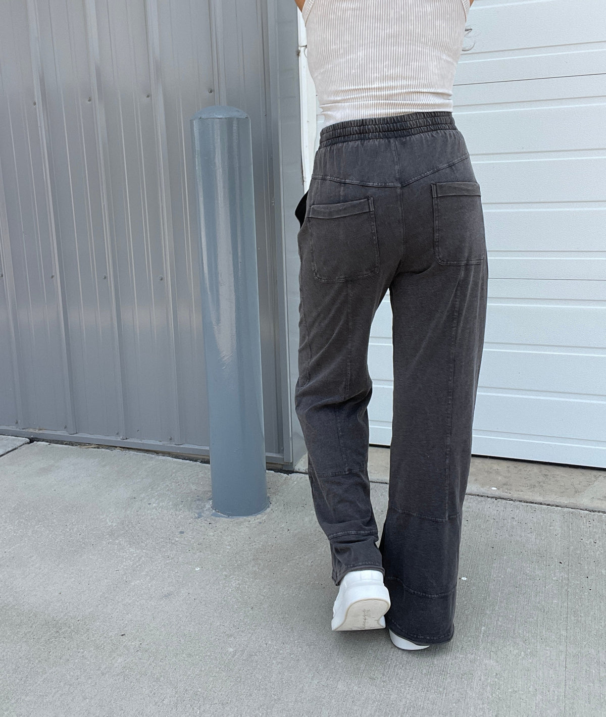 The Great Getaway Relaxed Mineral Washed Stretch Cotton Pants