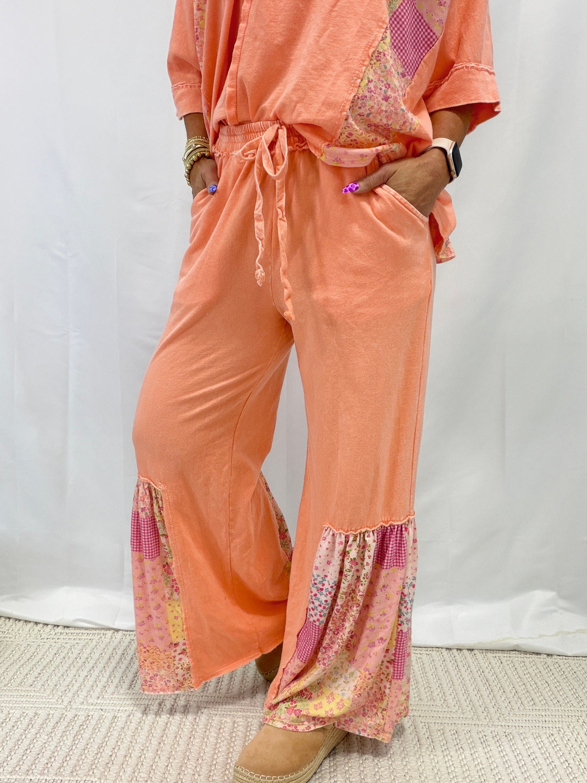 Patchwork Prairie Lounge Pants in 4 Colors