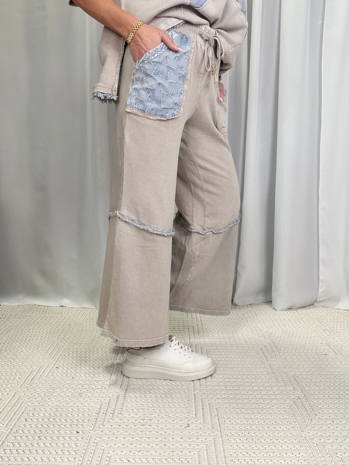Starry Lounge Wide-Leg Pants in 4 Colors
