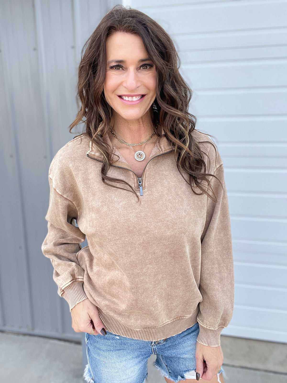 Always And Forever Acid Wash Pullover In 4 Colors *Final Sale*