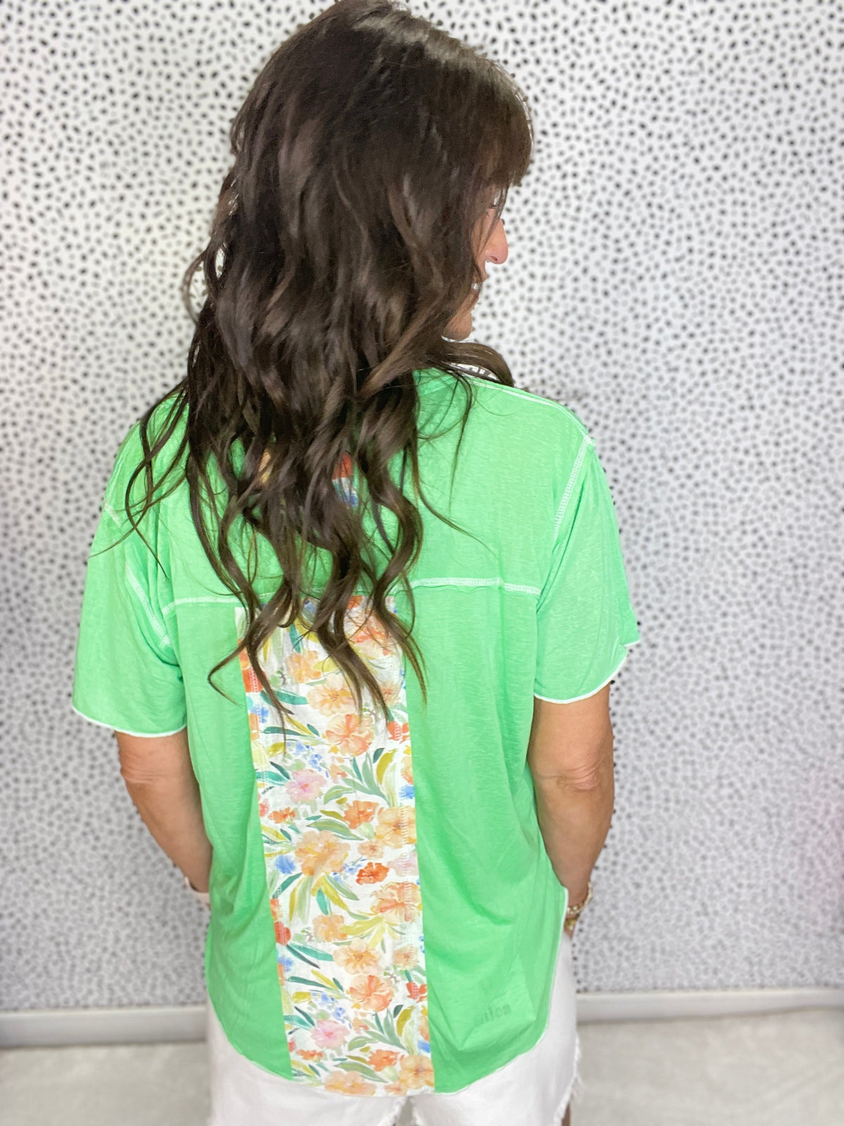 POL Living Free V-Neck Short Sleeve Double Pocket Top In 5 Colors