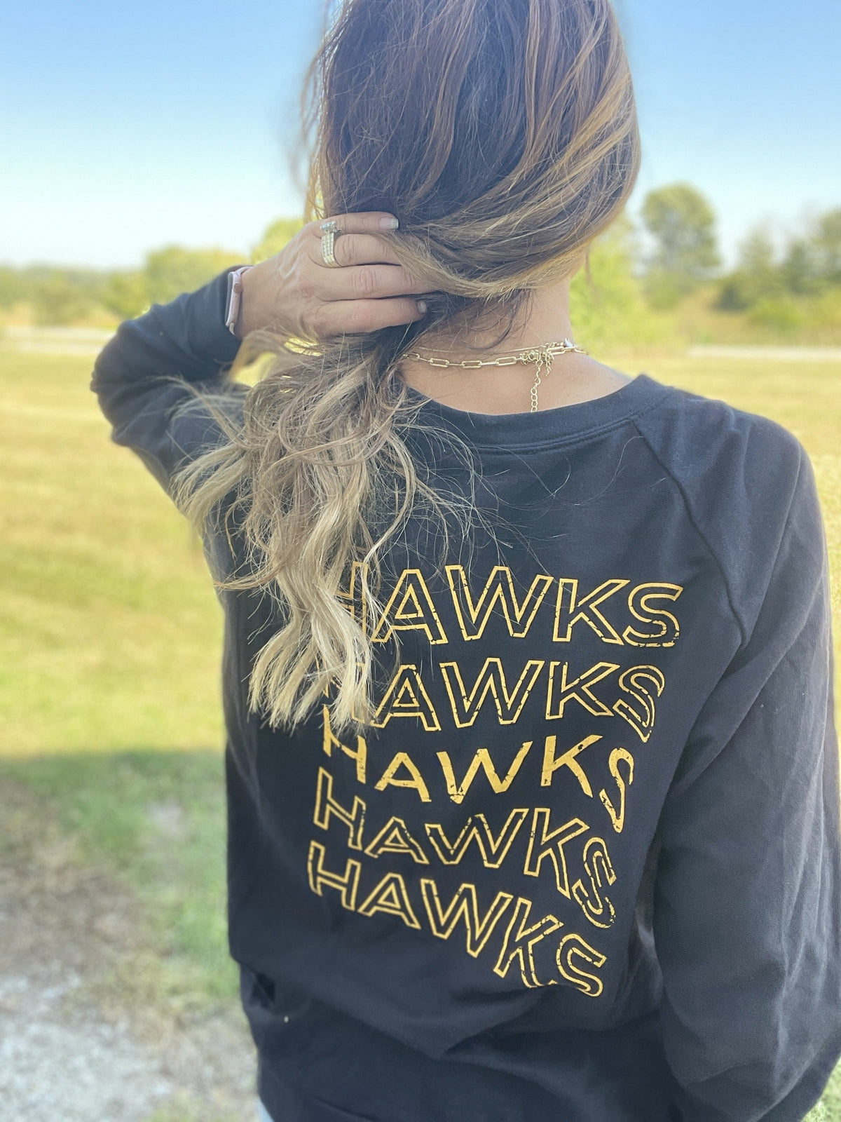 Wave Hawks X Front Crewneck