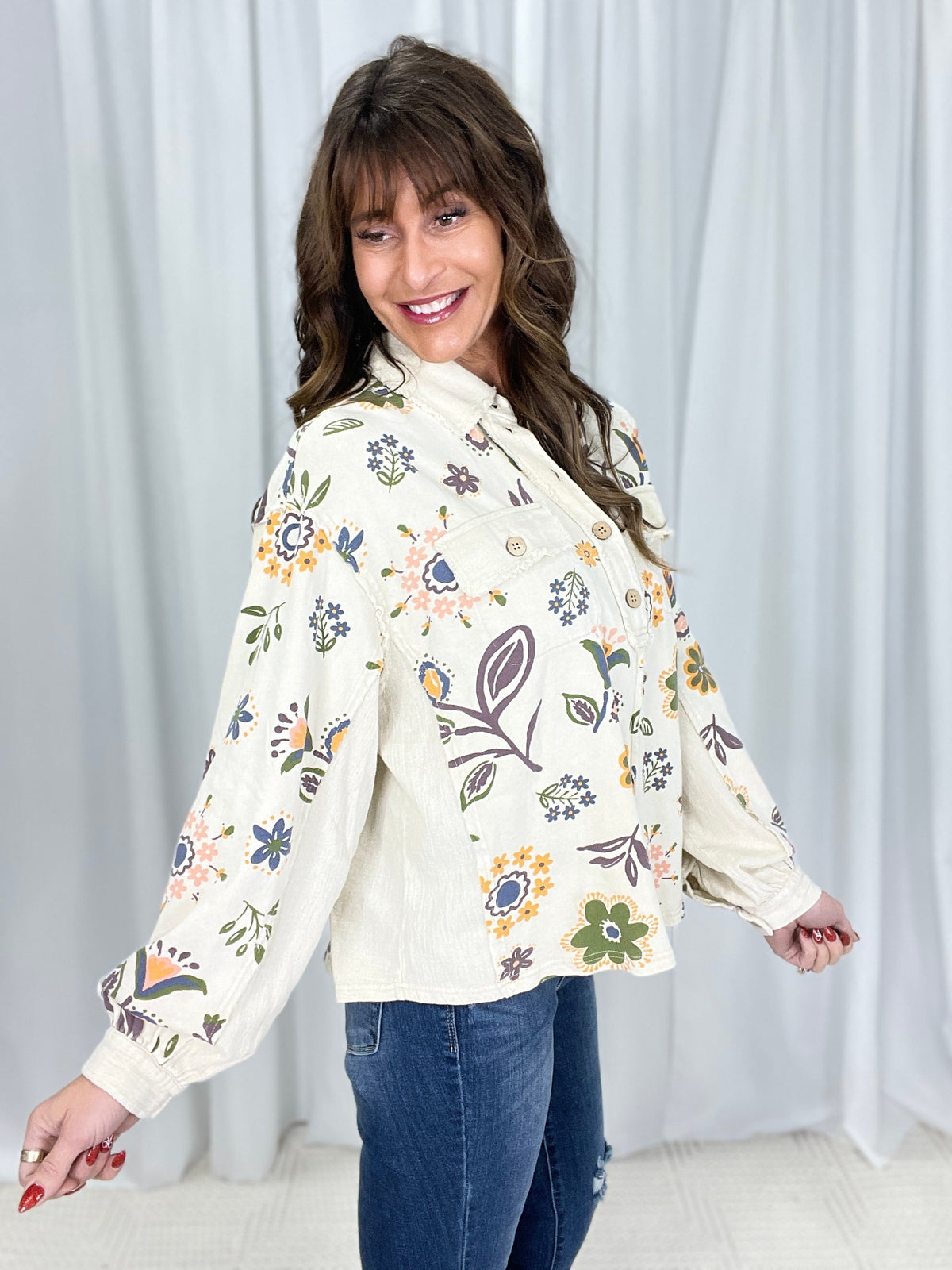 Wildflower Whisper Mineral Wash Top In 6 Colors