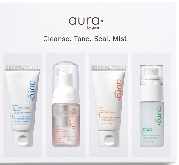 Aura By Gem Korean Skin Care Travel Kit *Final Sale*