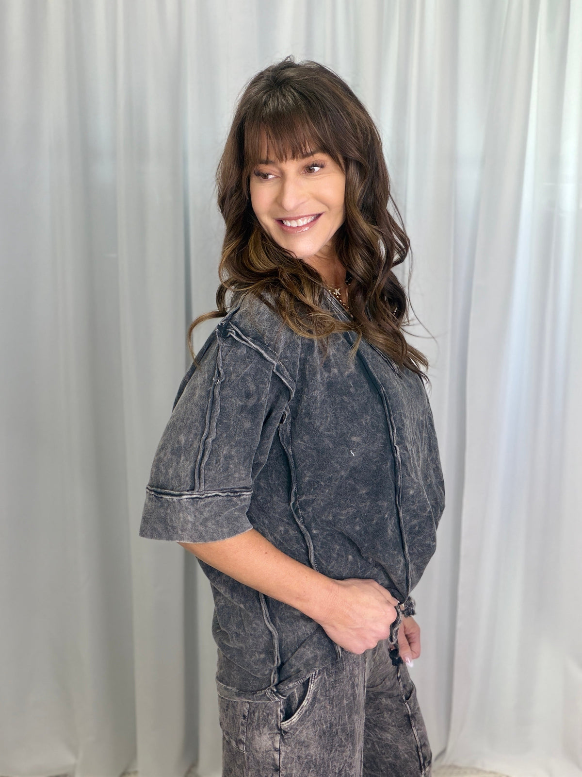 Fireside Cutie V-Neck Top In 7 Colors