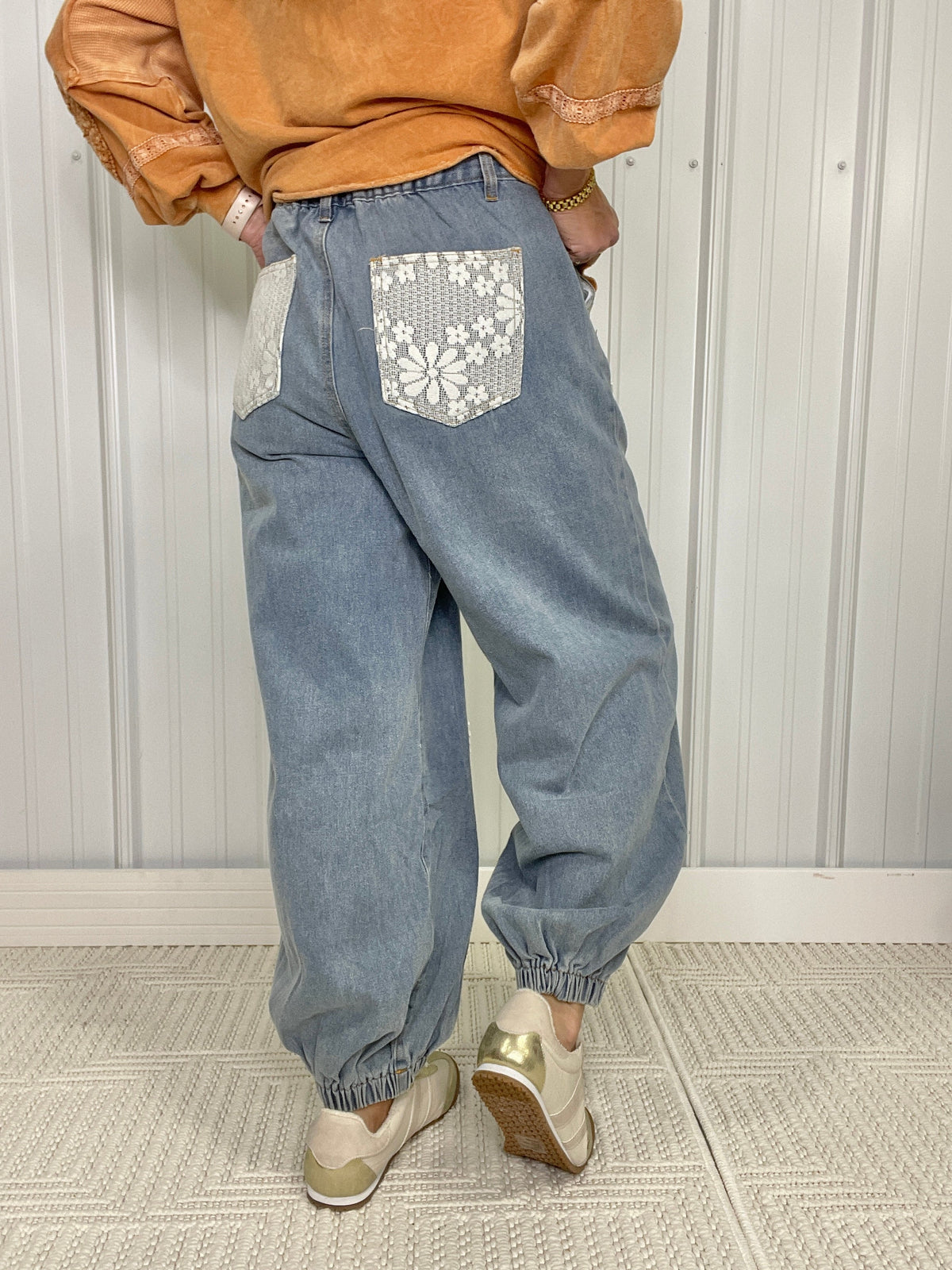 POL The Optimist Pants In Denim *Final Sale*