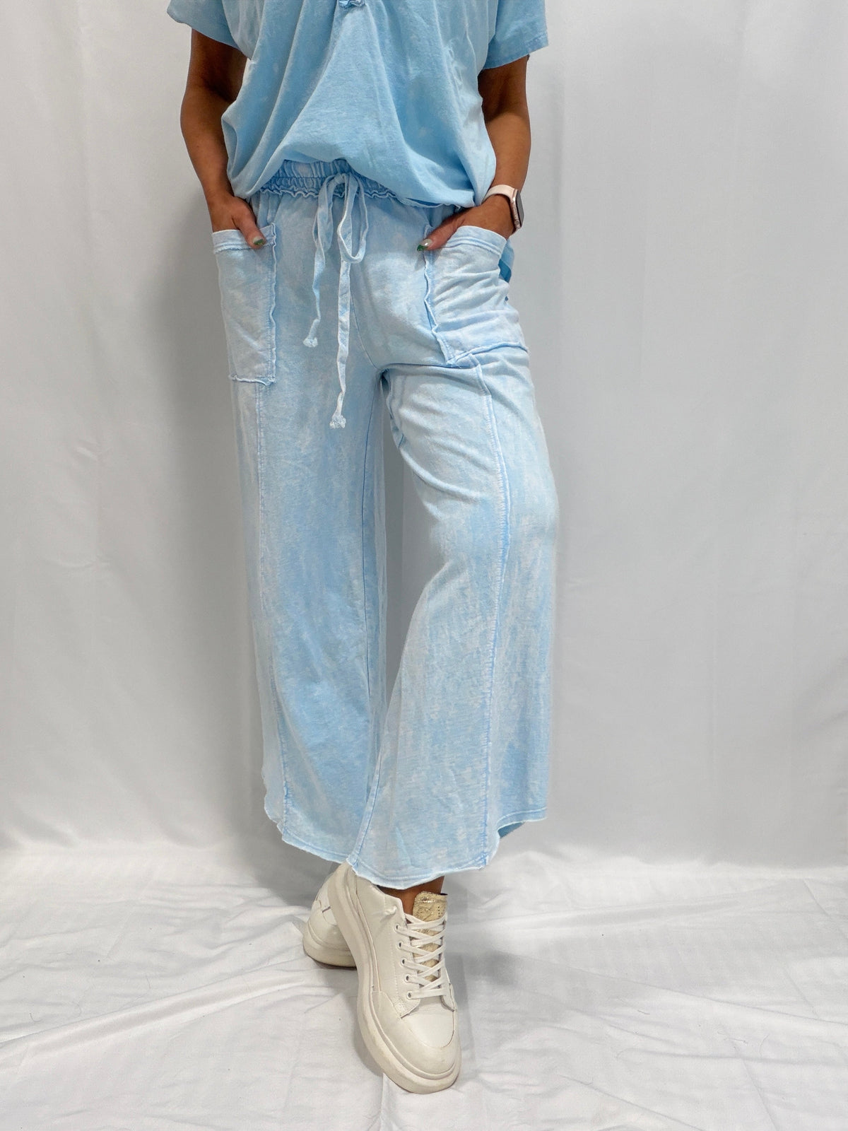 It's A Vibe Front Tie Pants In 10 Colors