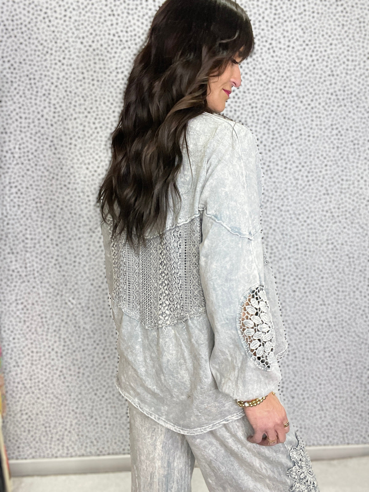 What You're Looking For Mineral Washed Long Sleeve Top In 5 Colors