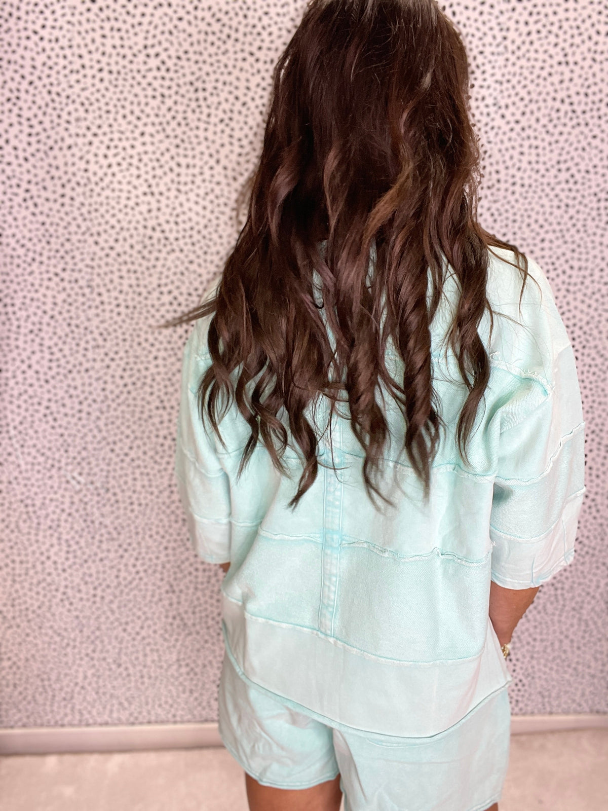 Live Out Loud Mineral Washed Terry Knit Top In 2 Colors *Final Sale*