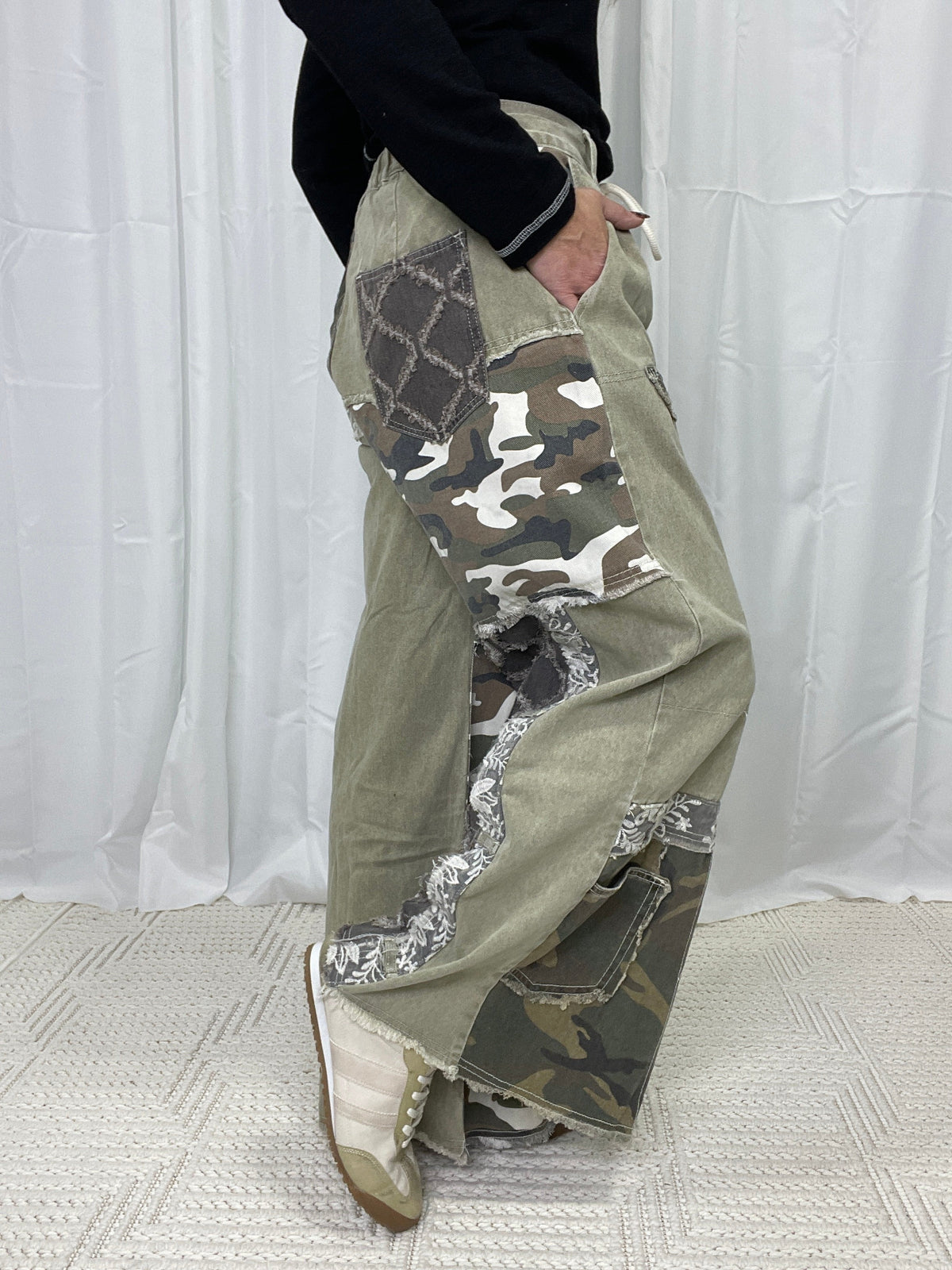 POL Choose To Hold Me Roomy Fit Pants In 2 Colors