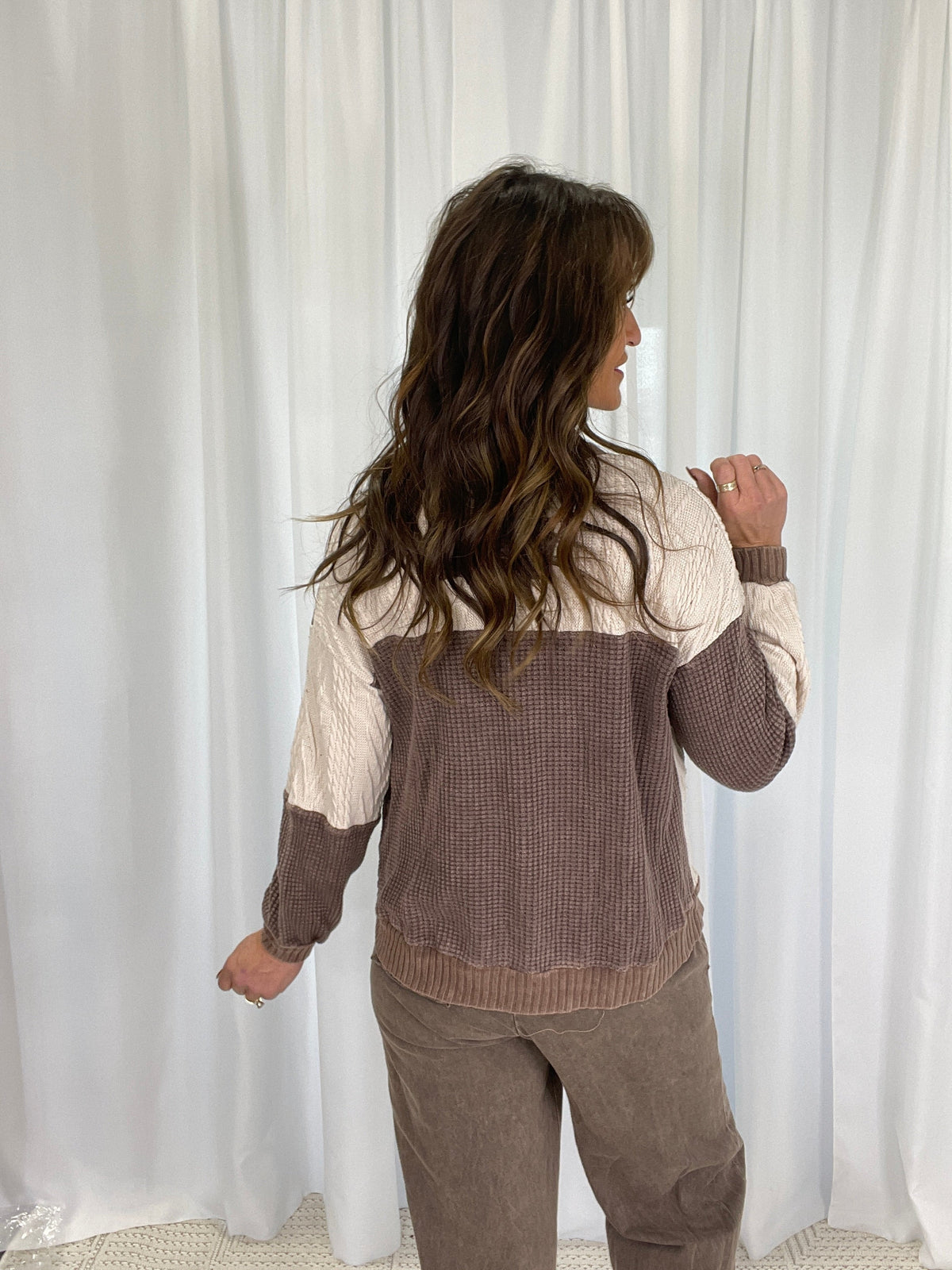 Special Days Mineral Washed Block Top In 4 Colors *Final Sale*