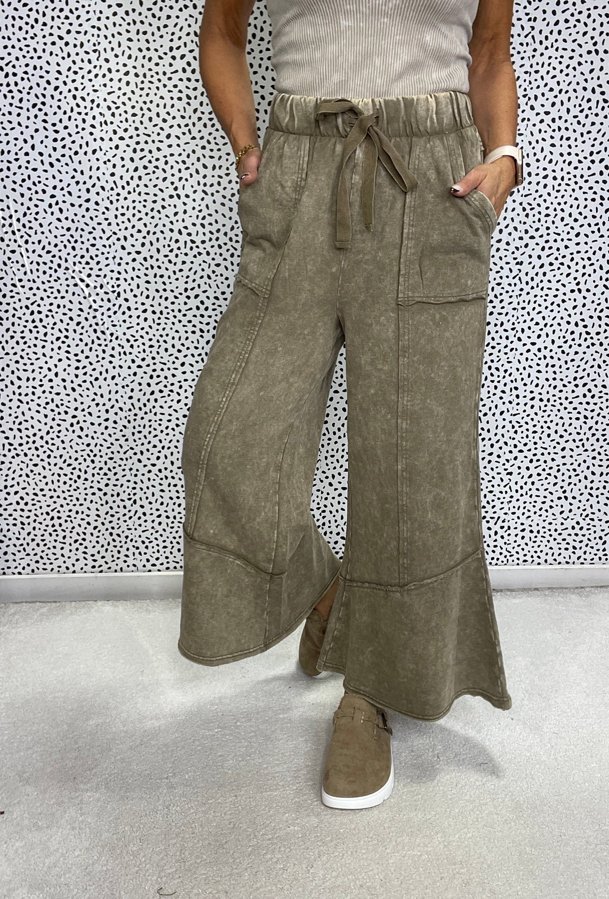 Squeeze The Day Flare Pants In 4 Colors