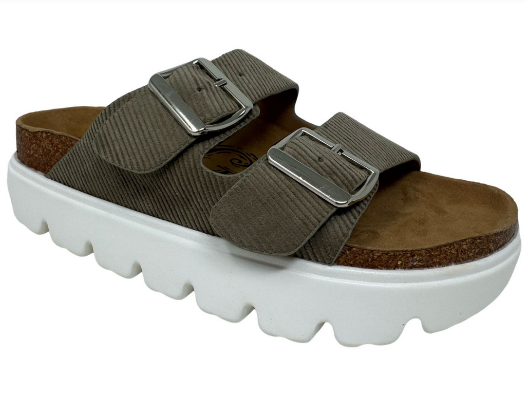 Very G Jazmin Platform Sandal In Taupe