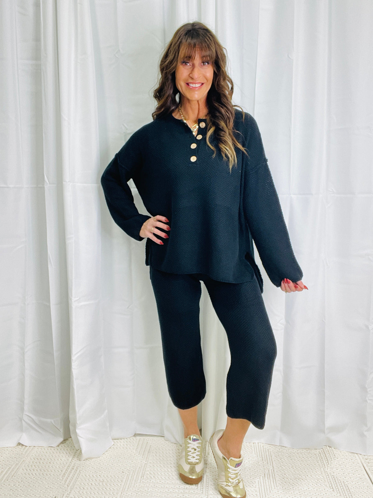 Everywhere Top And Bottom Set In 2 Colors *Final Sale*