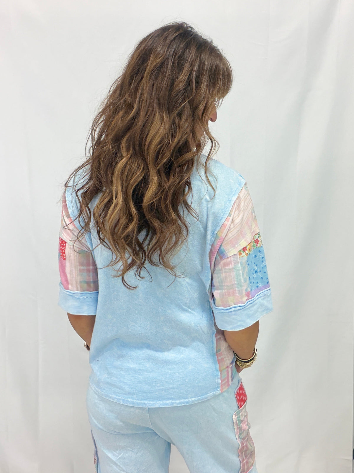 Soft Blooms Half Sleeve Top In 4 Colors