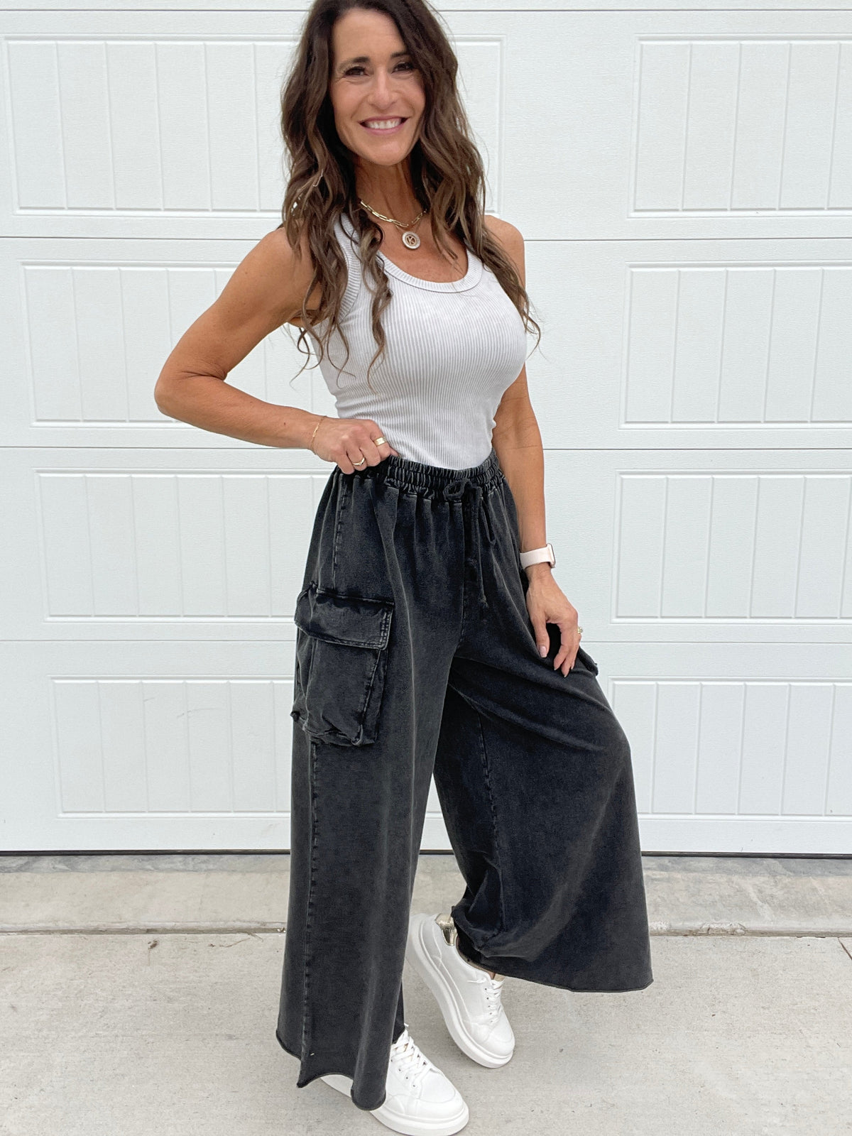 Write A Song Terry Knit Pants In 4 Colors