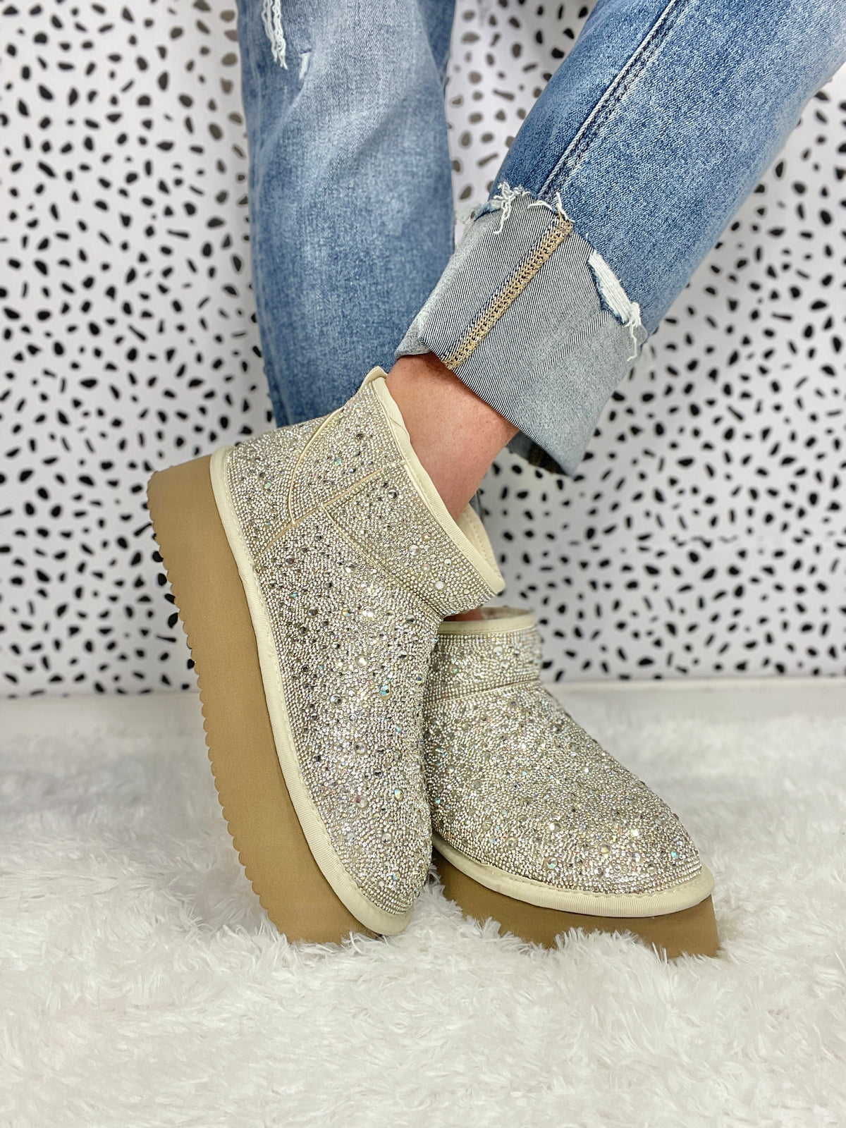 Corkys Bling Homebody Platform Low Bootie Slipper *Final Sale*