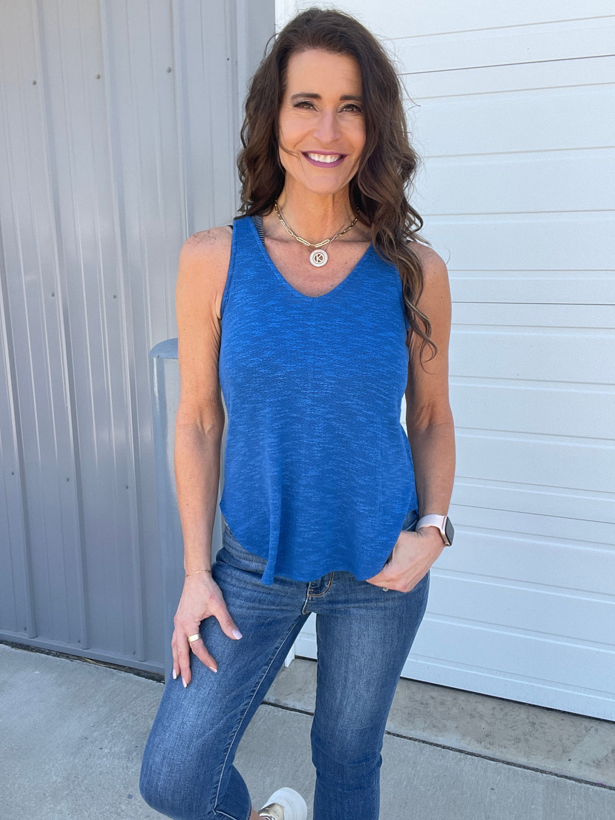 Burnout Lightweight Sweater Knit Tank Top in 6 Colors *Final Sale*