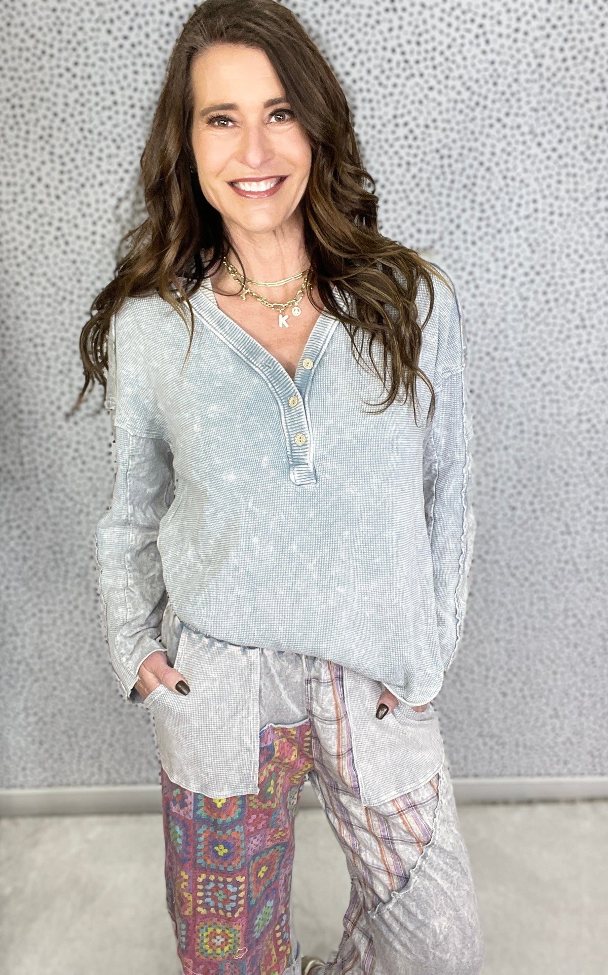 Like You Now Mineral Washed V-Neck Top In 5 Colors *Final Sale*