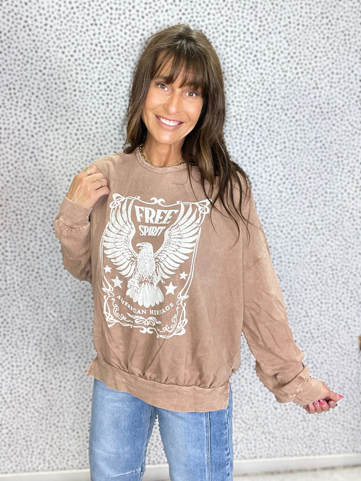 Free Spirit Mineral Wash Sweatshirt in 9 Colors *Final Sale*