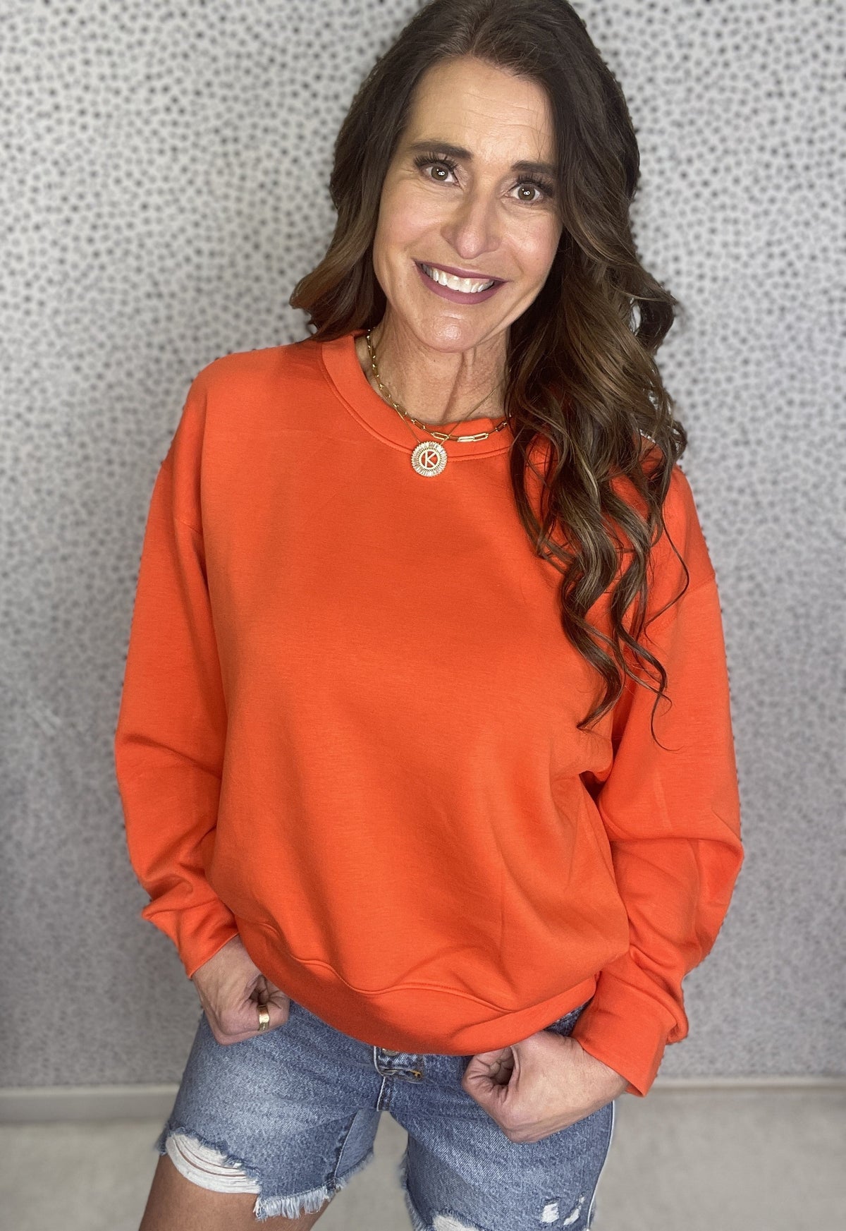 Absolutely Yes Scuba Crewneck Sweatshirt In Five Colors *Final Sale*