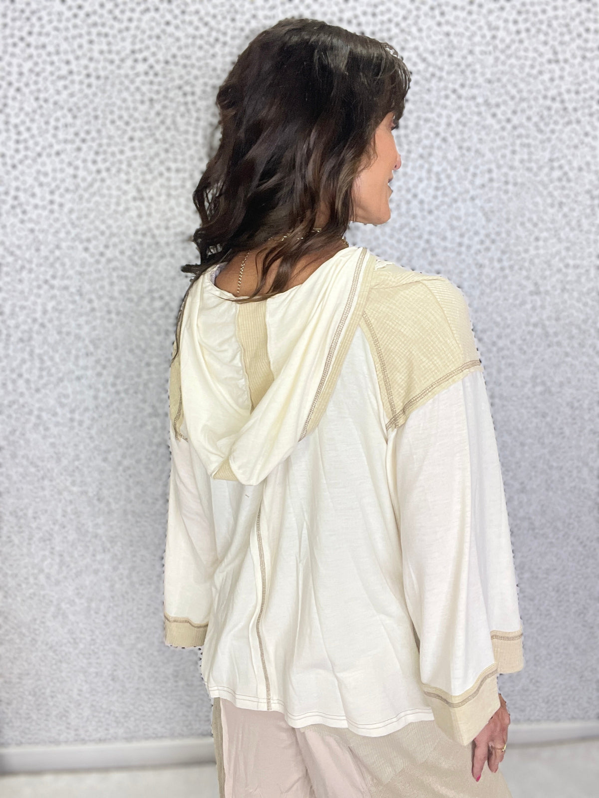 POL When The Sky Goes Dark Bell Sleeve Top In 2 Colors