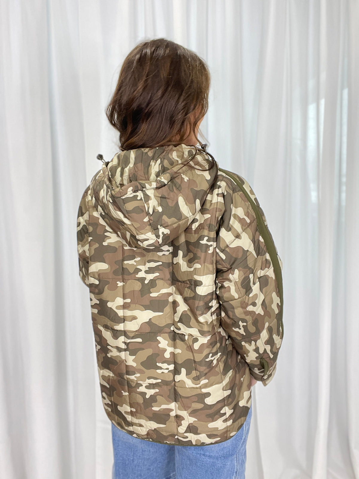 Camo Puffer Jacket *Final Sale*