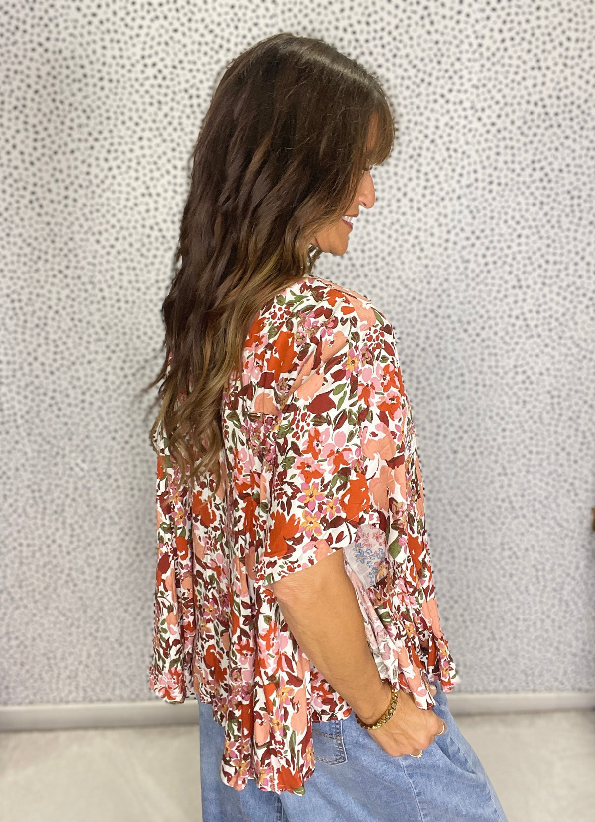 Bloom Ease Poncho Top *Final Sale*