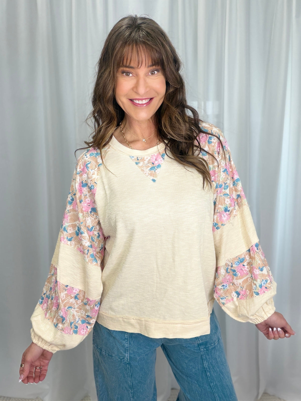 Pol Bloomline Crewneck in 2 Colors