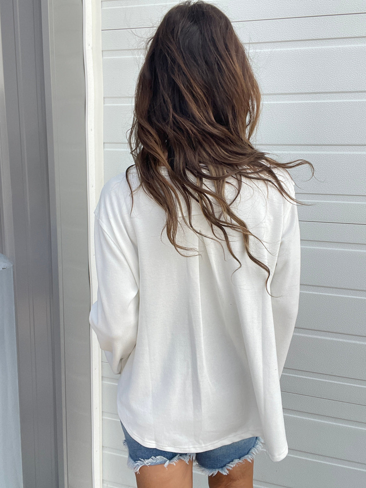 Pol Just The Way We Go Long Sleeve Top In 3 Colors: Sienna, Ivory, Charcoal *Final Sale*
