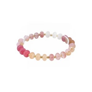 Natural Stone Beaded Stretch Bracelet In 2 Colors *Final Sale*