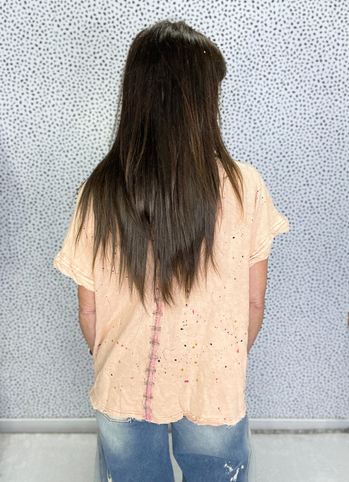 Oli & Hali Painted Dreams Patchwork Top In 2 Colors *Final Sale*