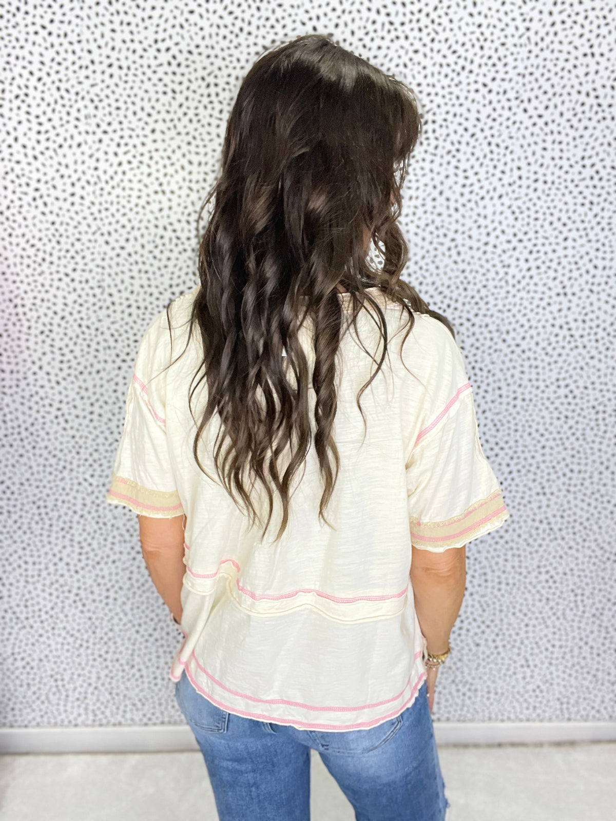 Oli & Hali Boho Spirit V-Neck Top In 2 Colors *Final Sale*