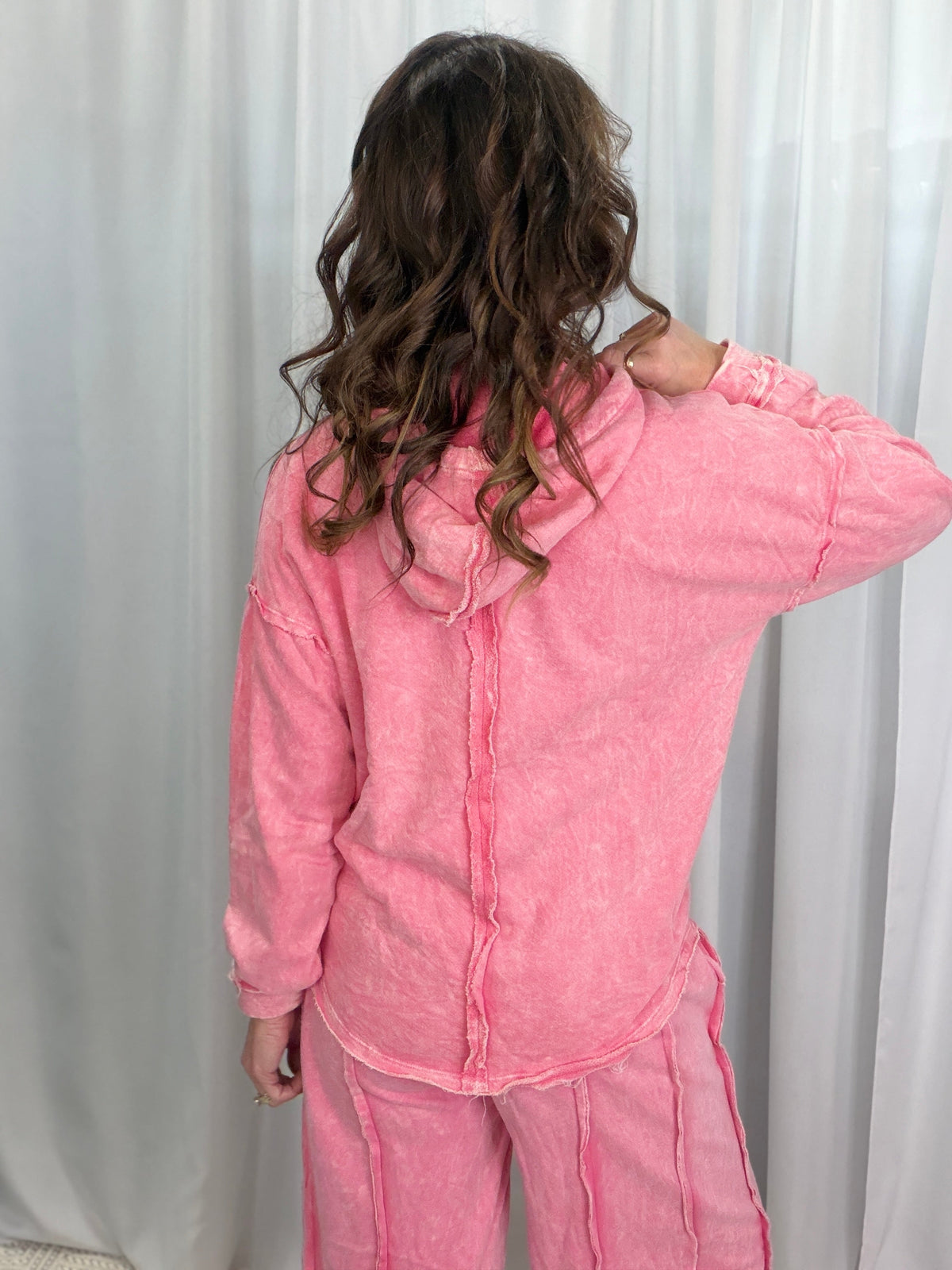 Twist & Fade Mineral Wash Hoodie in 6 Colors *Final Sale*