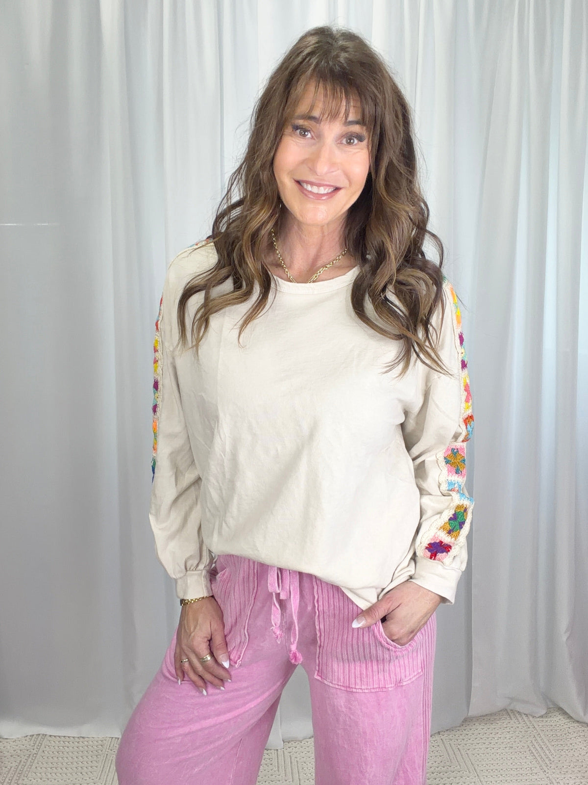 Slow Mornings Mineral Washed Sweatshirt In 2 Colors *Final Sale*