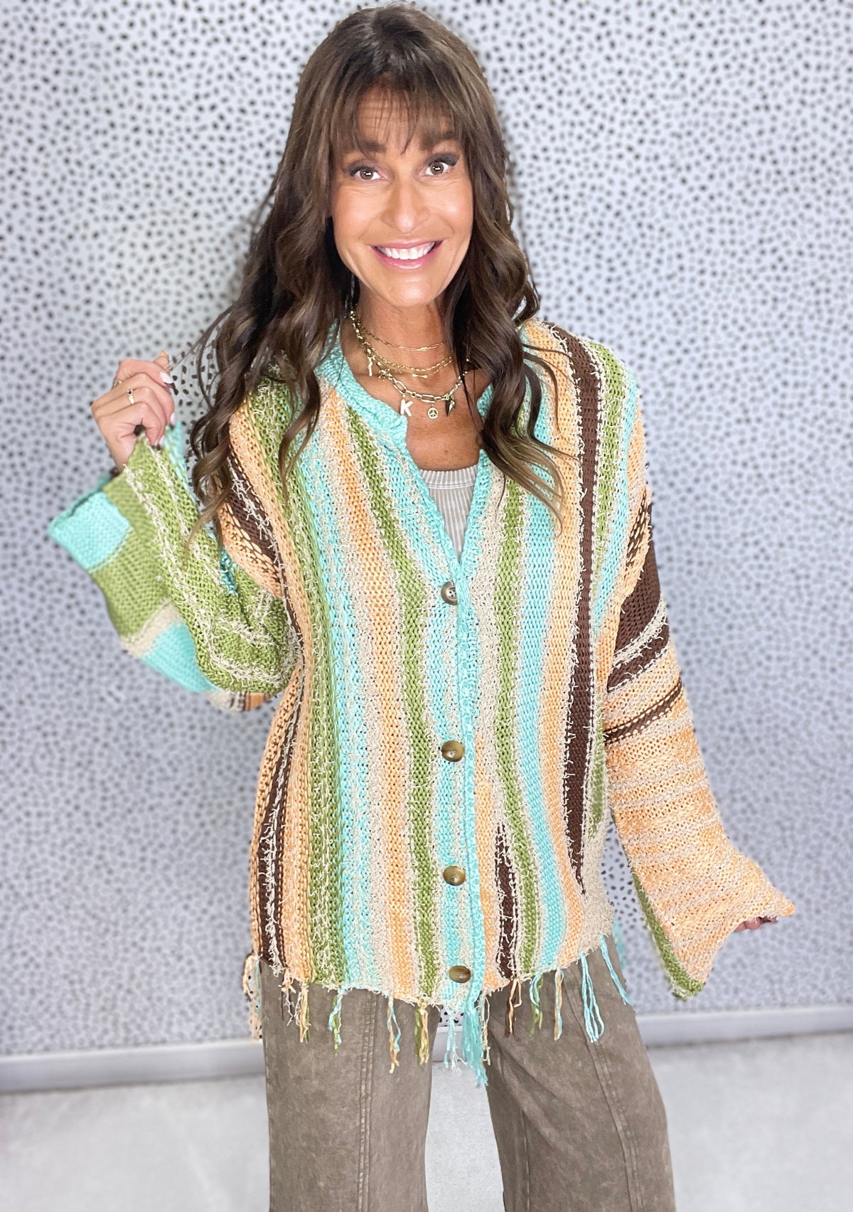 Chasing You Button Down Cardigan In 2 Colors