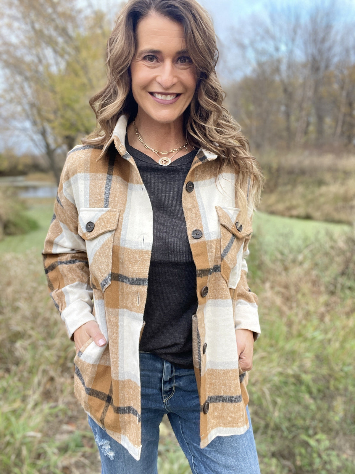Perfect World Plaid Shacket In 3 Colors *Final Sale*
