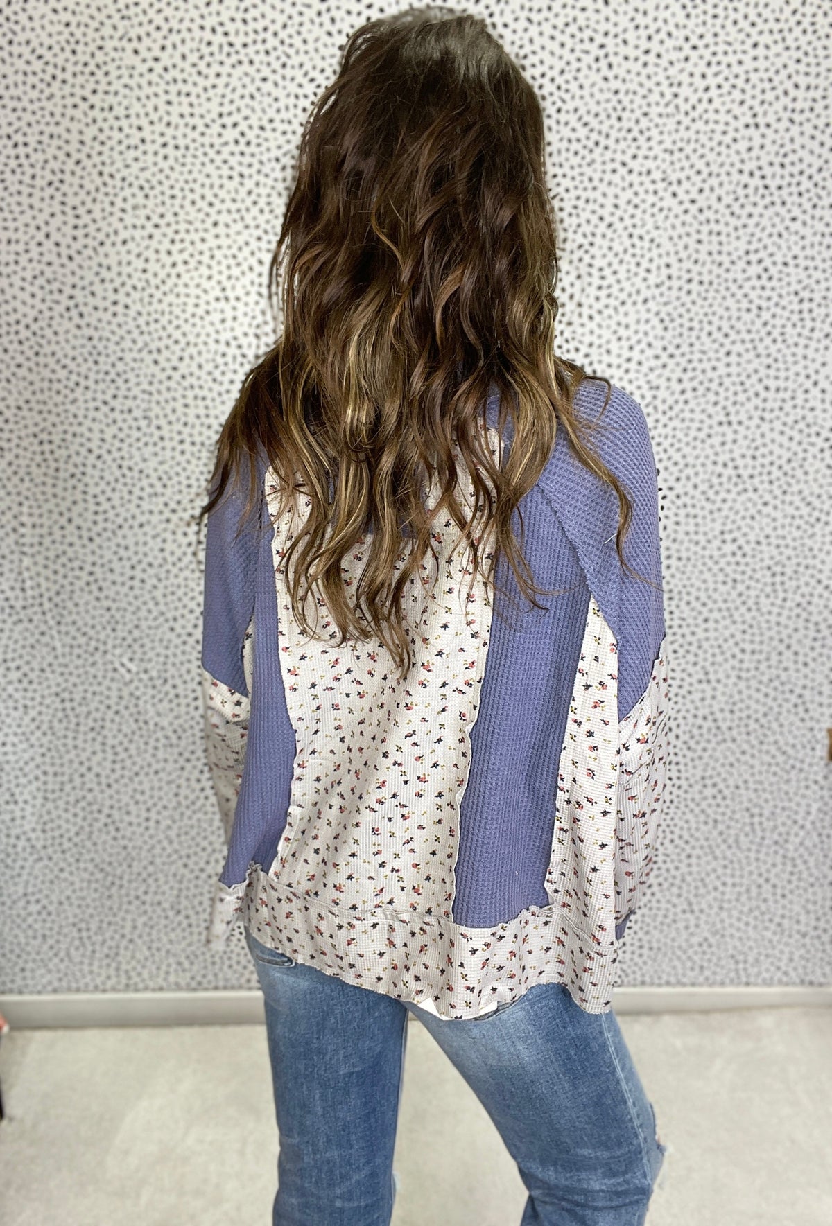 POL Connect With You Balloon Sleeves Oversized Top In 2 Colors